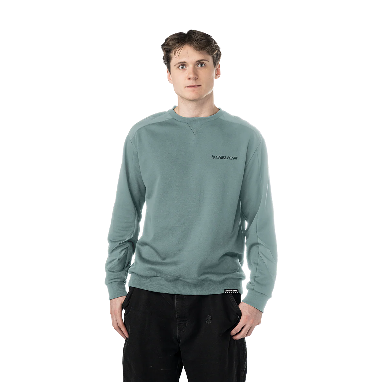 BAUER Knit Mix Crew Neck Senior - Image 5