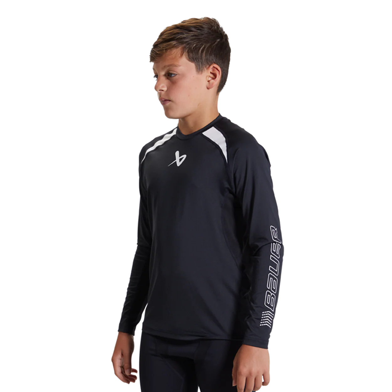 BAUER PERFORMANCE LONGSLEEVE BASELAYER TOP YOUTH