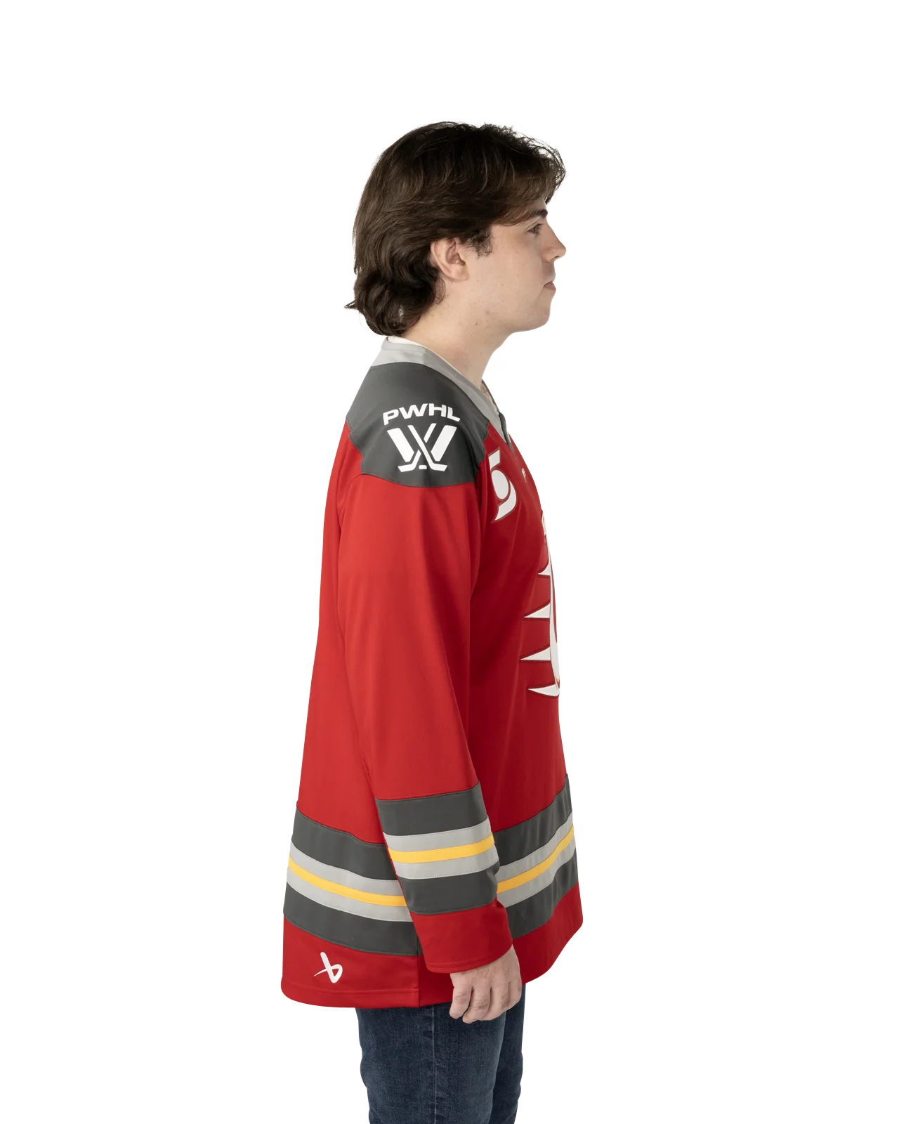 BAUER PWHL HOME JERSEY OTTAWA CHARGE ADULT - Image 4