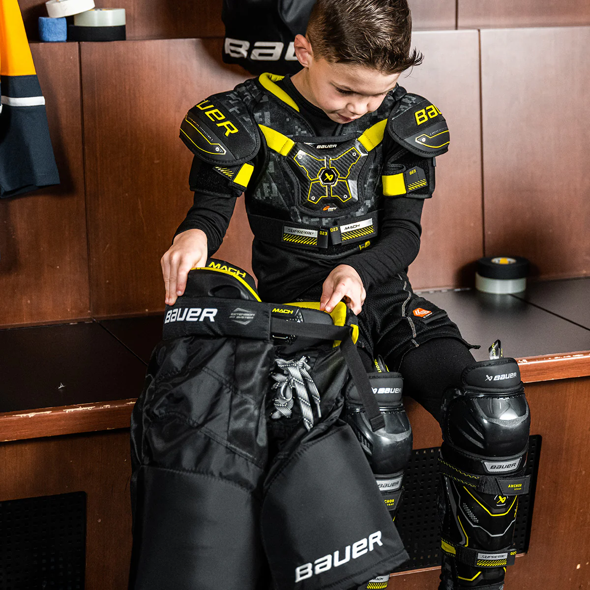 BAUER SUPREME MACH SHOULDER PAD YOUTH - Image 8
