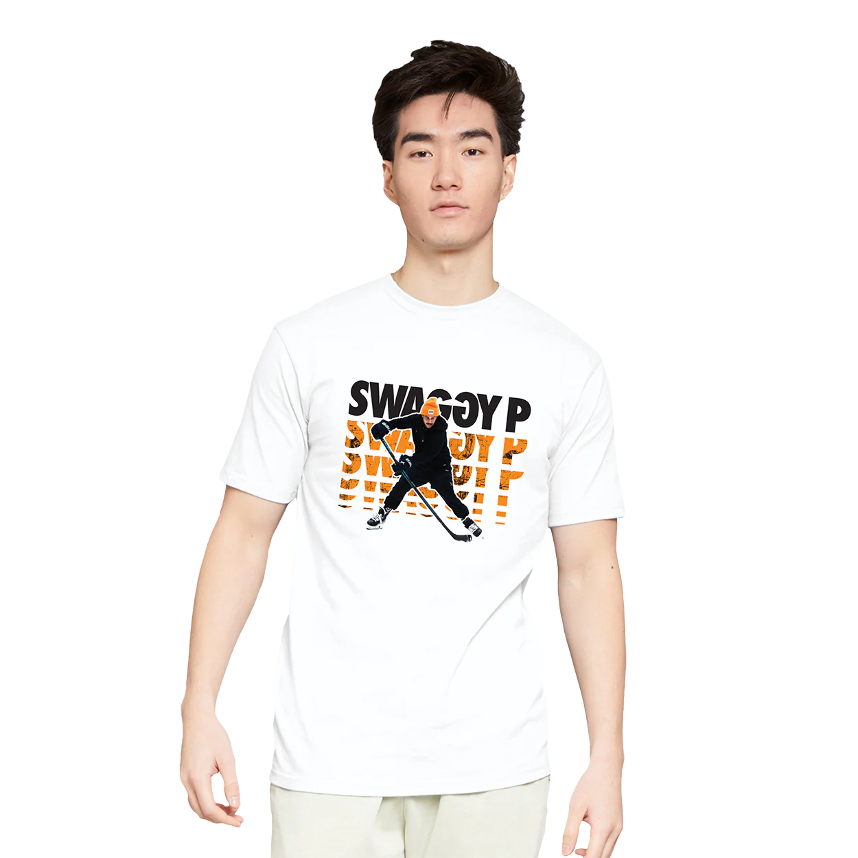 BAUER x SWAGGY BOXY DANGLE TEE SENIOR