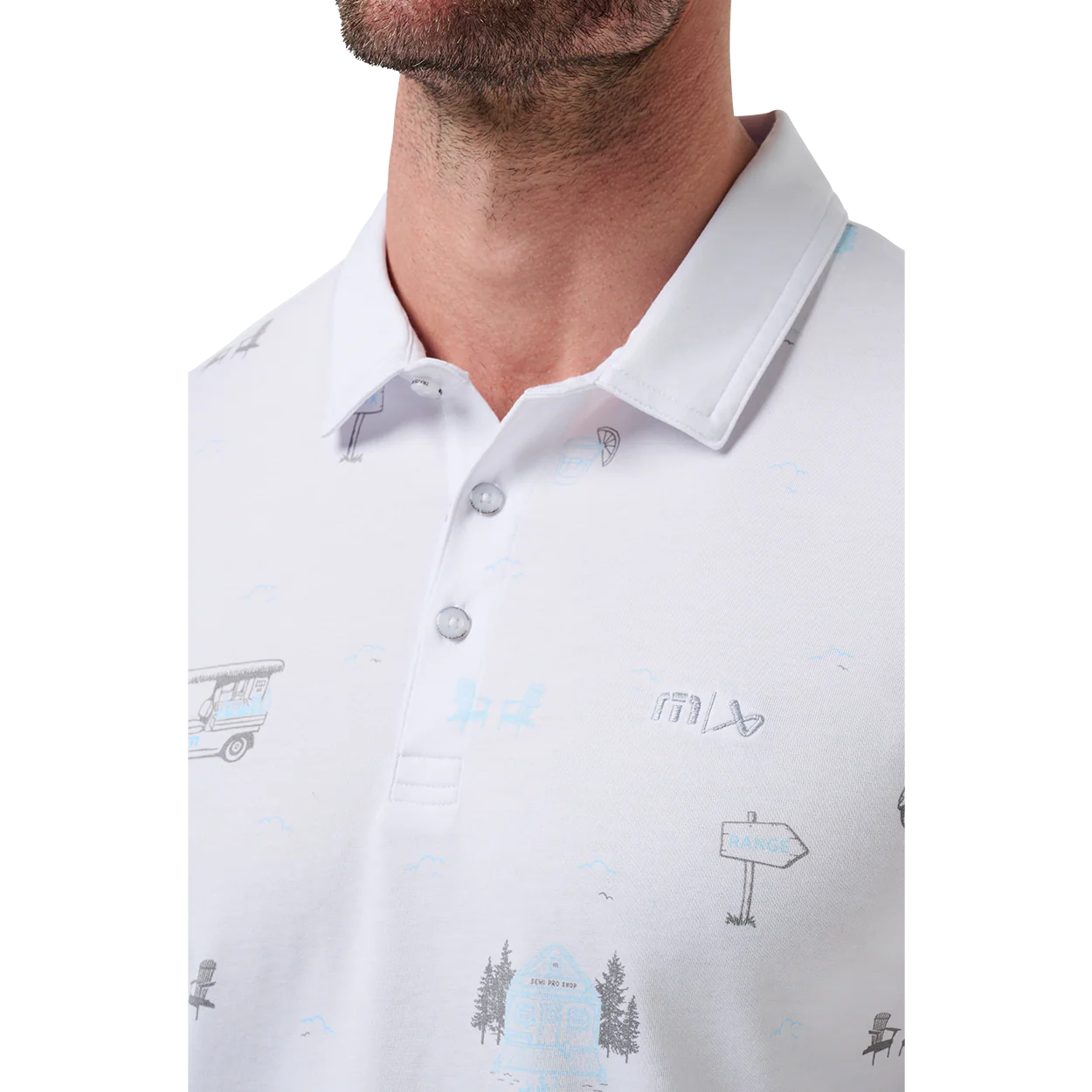 BAUER X TRAVISMATHEW SNOW CHANCE POLO - Image 3