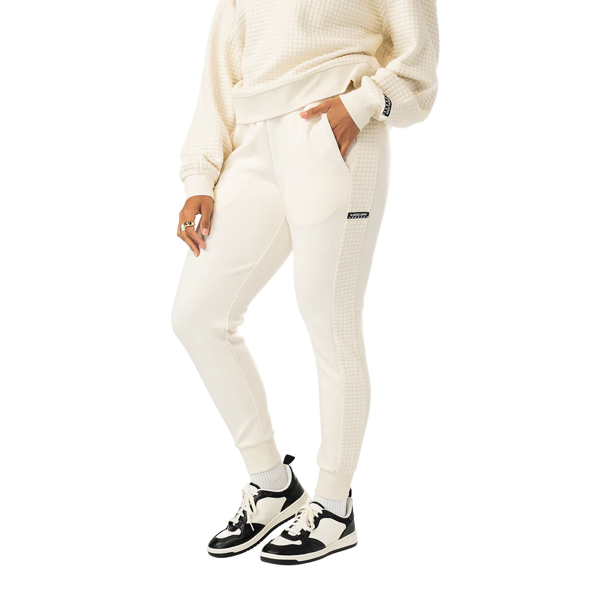 BAUER Womens Après Ski Quilted Fleece Jogger - Image 6