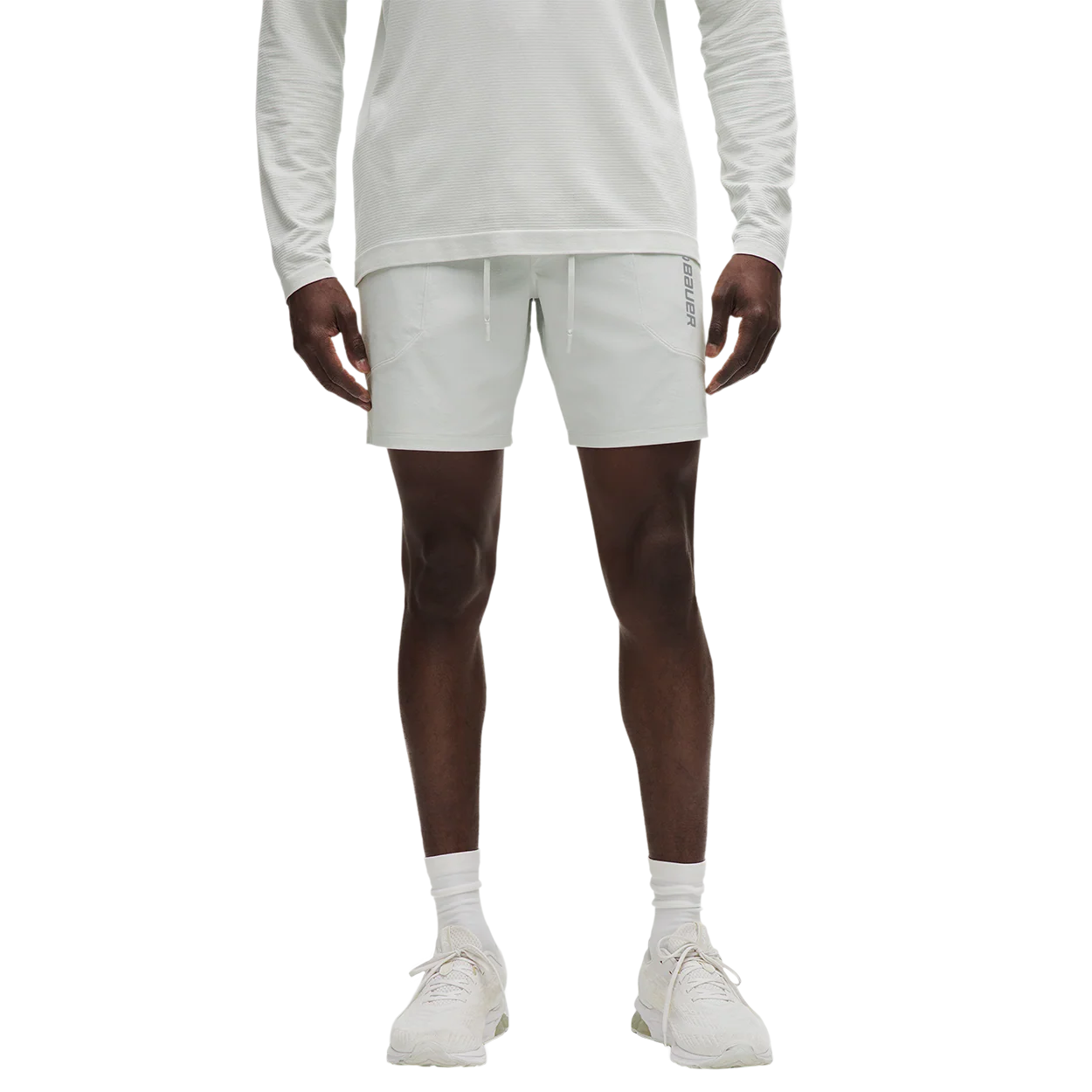 BAUER // lululemon License to Train Linerless Short 7"