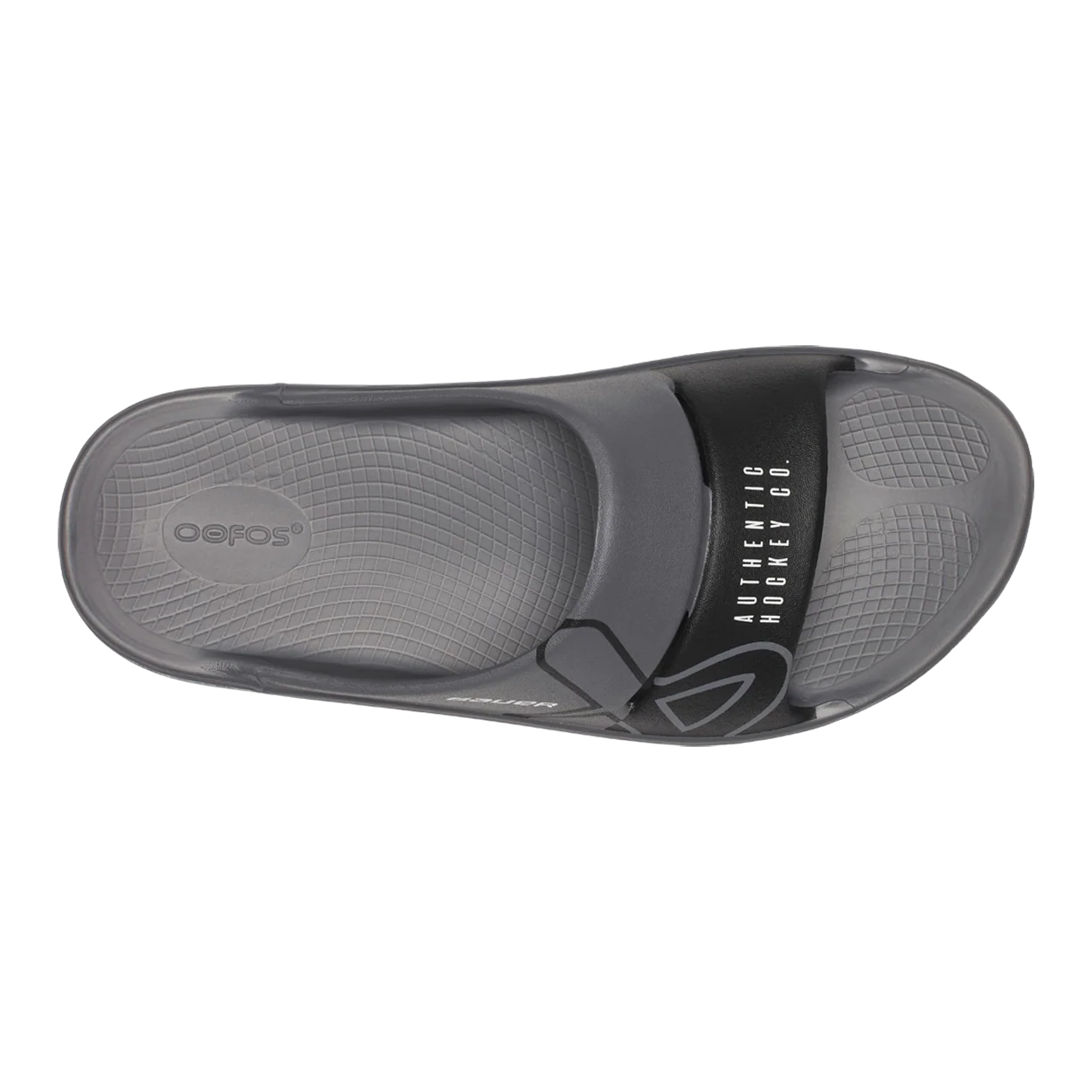 S25 BAUER OOFOS SPORT SLIDE SENIOR GREY - Image 7