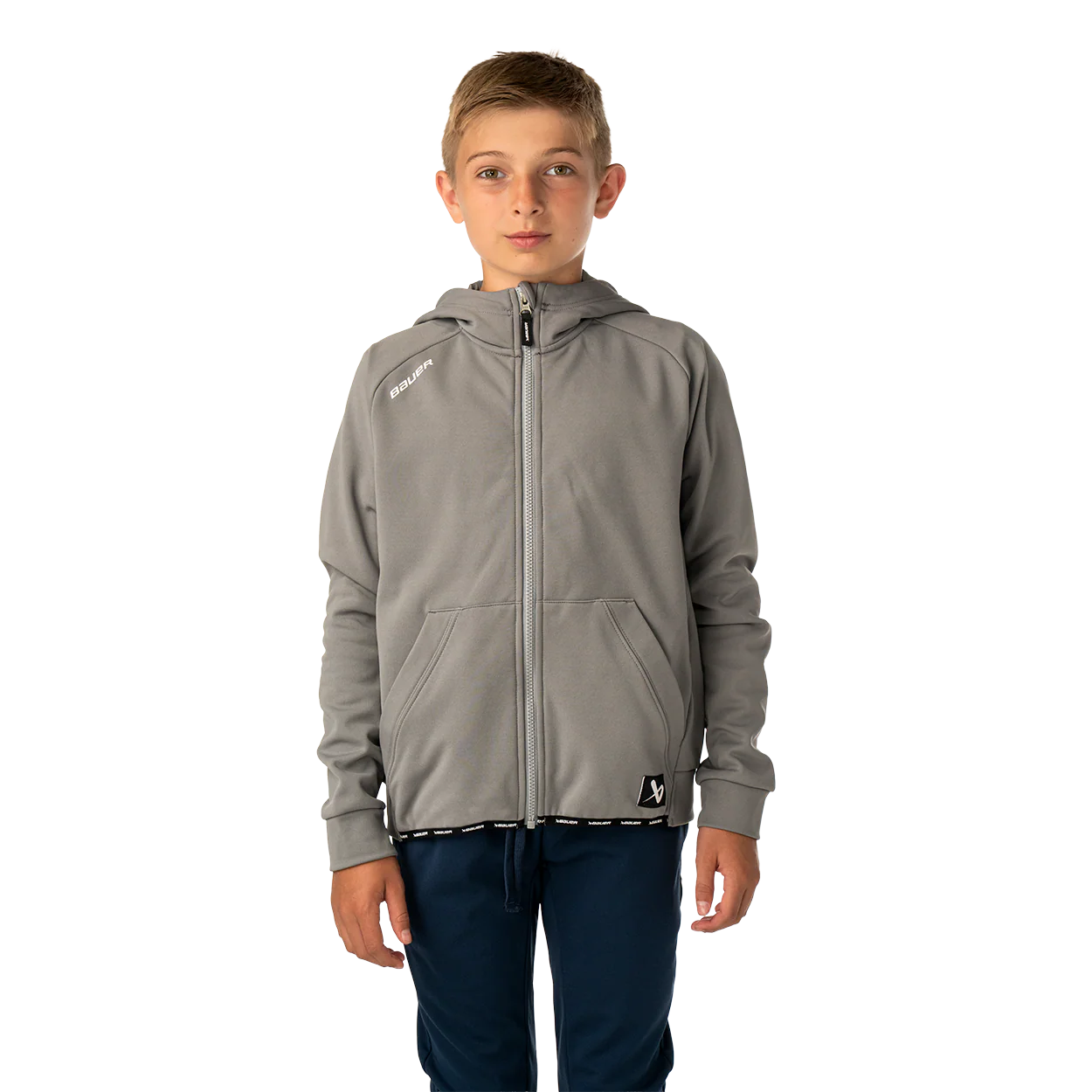 BAUER TEAM FLEECE ZIP HOODIE YOUTH - Image 9